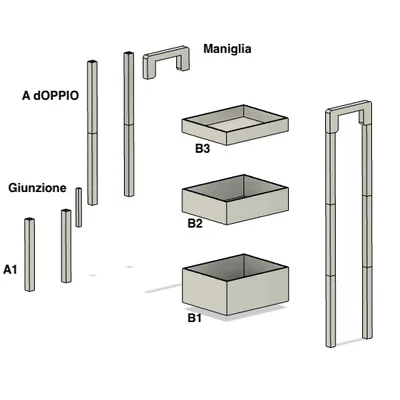 Kệ để đồ đa năng 3 tầng in 3D (Organizer GT570) thông minh, tiện lợi