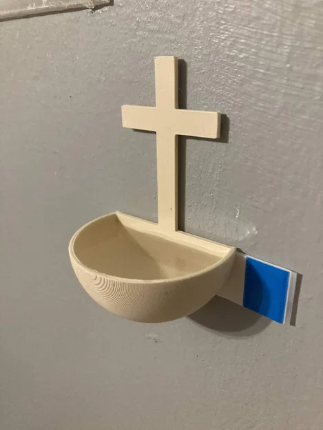 Bình Đựng Nước Thánh (Holy Water Font) In 3D - Image 1