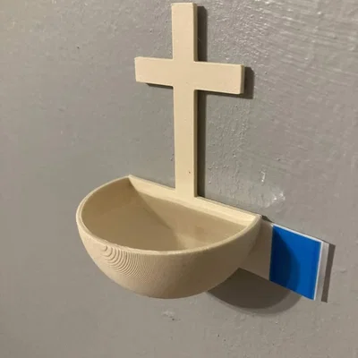 Bình Đựng Nước Thánh (Holy Water Font) In 3D
