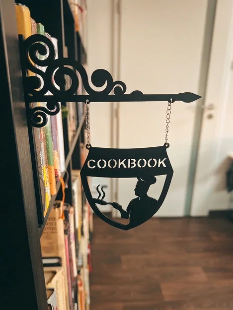 Biển hiệu thư viện: Sách nấu ăn (Cookbook) - Image 1