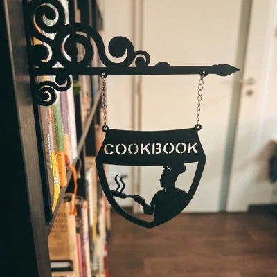 Biển hiệu thư viện: Sách nấu ăn (Cookbook)