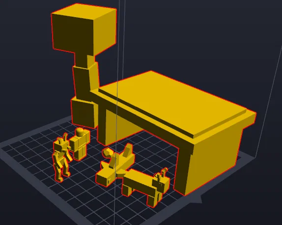 Bộ mô hình 3D Booga Booga Roblox đầy đủ nhân vật và công trình - Image 1