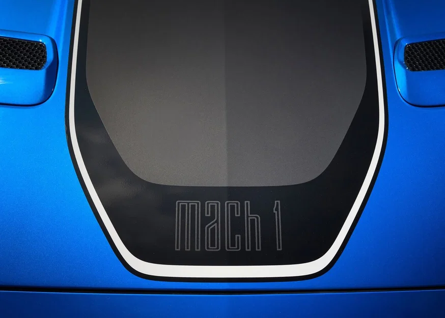 Mẫu logo Mustang Mach 1 in 3D sắc nét trang trí xe và trưng bày - Image 4