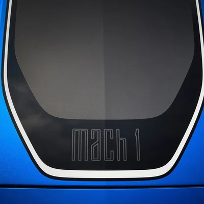 Mẫu logo Mustang Mach 1 in 3D sắc nét trang trí xe và trưng bày