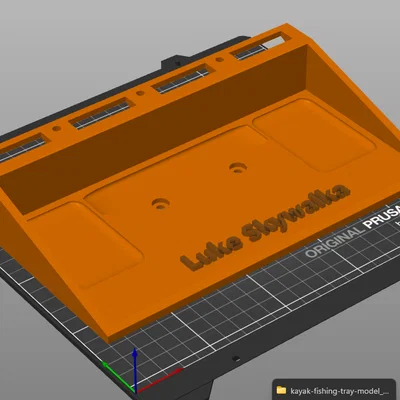 Khay Đựng Đồ Câu Cá Kayak Tùy Chỉnh - Phụ Kiện 3D Tiện Ích