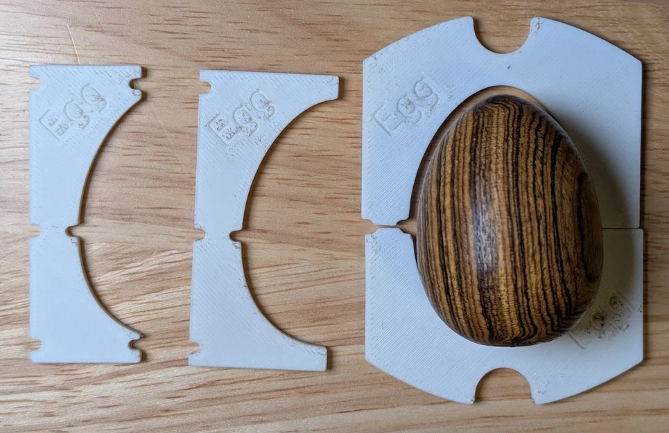 Template hình quả trứng cho thợ tiện gỗ - Image 1