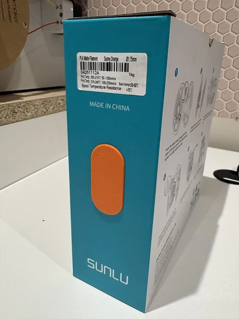 Miếng swatch nhận diện nhựa in cho hộp Sunlu - Image 2