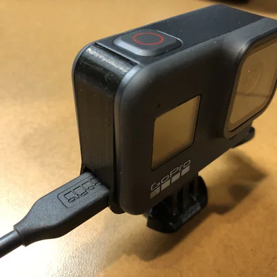 Nắp đậy pin GoPro 8 có lỗ cắm USB