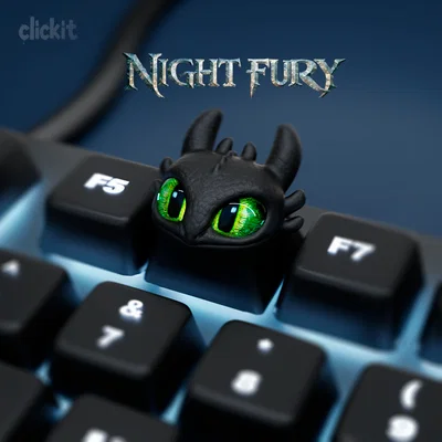 Keycap Night Fury (Lấy cảm hứng từ Toothless)