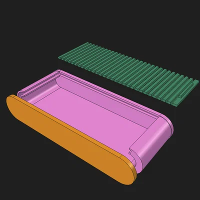 Hộp đựng bút nắp trượt thông minh - Dự án in 3D tiện lợi