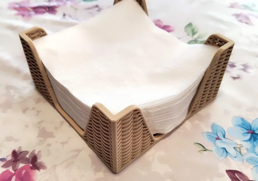 Khay đựng khăn giấy (Napkin Holder) đơn giản, không cần support - Image 1