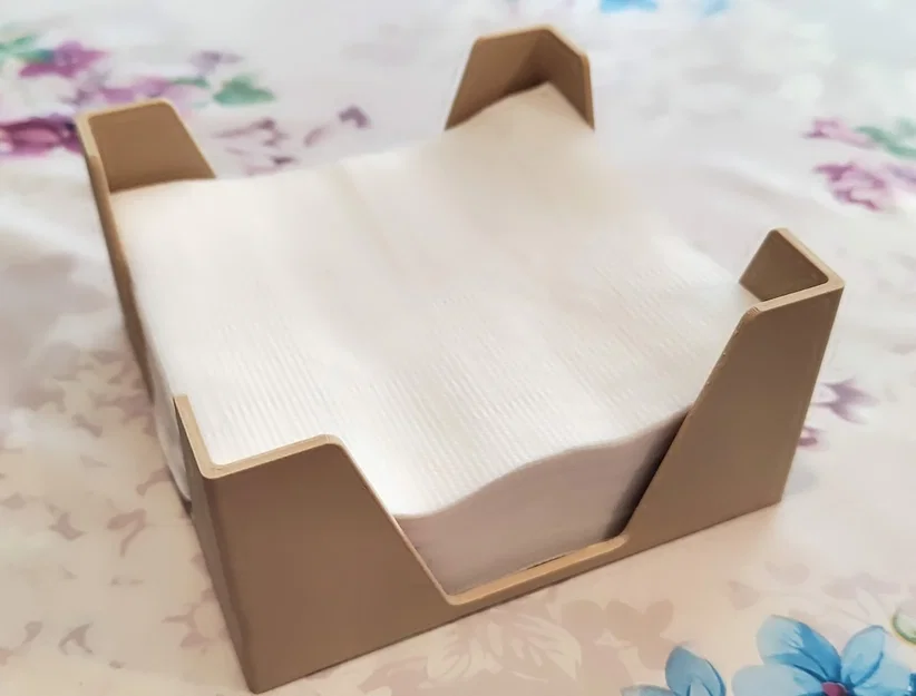 Khay đựng khăn giấy (Napkin Holder) đơn giản, không cần support - Image 2