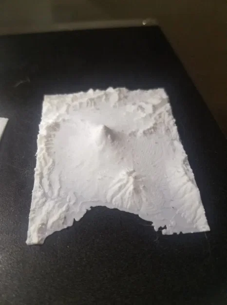 Mô hình 3D địa hình núi Phú Sĩ (Mount Fuji) sắc nét - Image 1