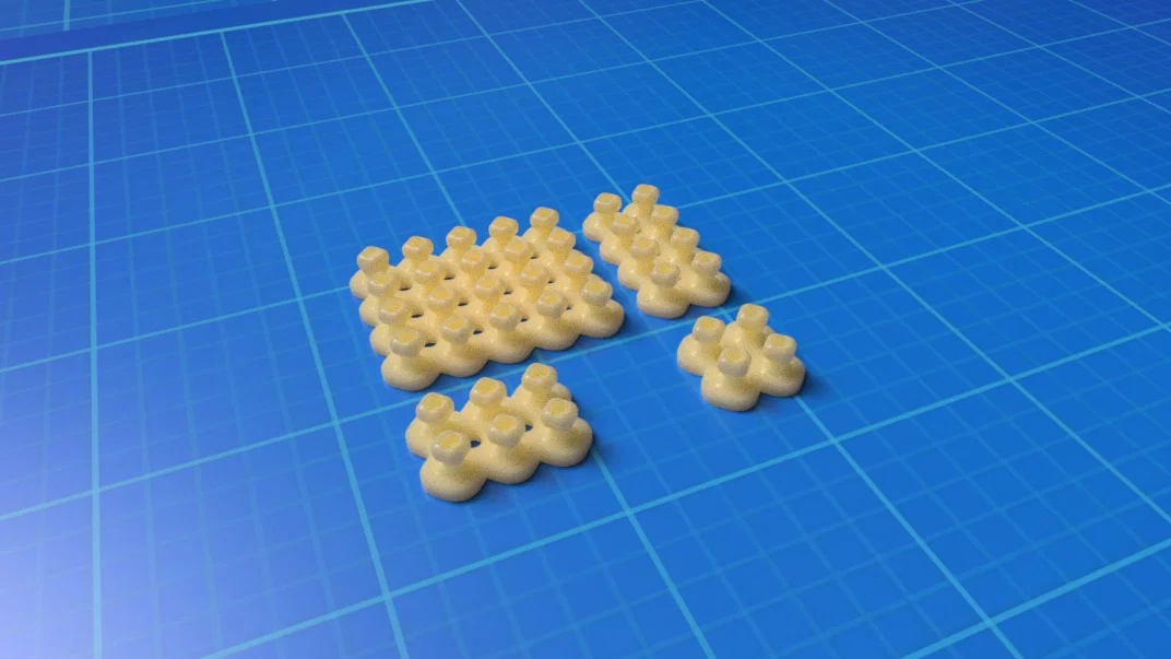 Giá treo tường Modular Grid quản lý dây cáp - Image 3