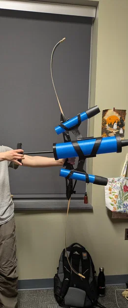 Mô hình phụ kiện cosplay Tri-stringer từ Splatoon 3 cho cung Galaxy Aspire 66" - Image 1