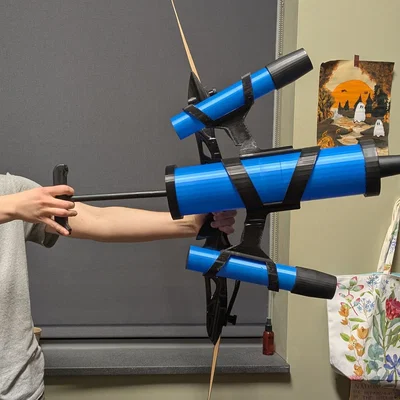 Mô hình phụ kiện cosplay Tri-stringer từ Splatoon 3 cho cung Galaxy Aspire 66"