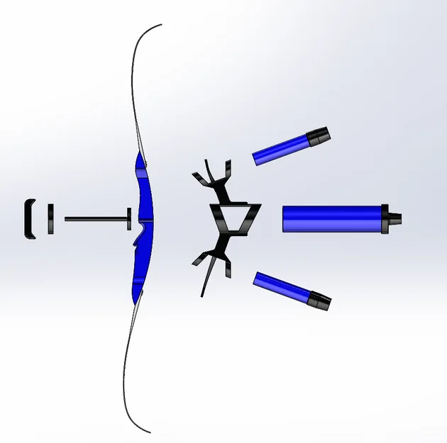 Mô hình phụ kiện cosplay Tri-stringer từ Splatoon 3 cho cung Galaxy Aspire 66" - Image 5