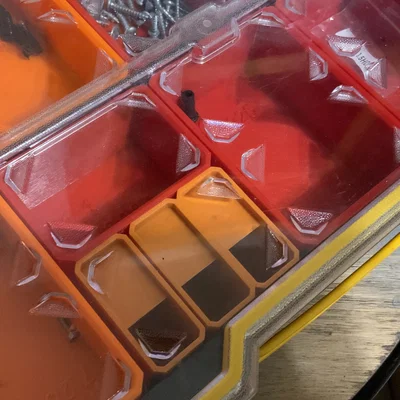 Khay Dewalt Gridfinity cho thùng đựng linh kiện Pro Small Parts Organizer - 25 x 55