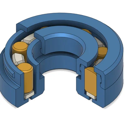 Vòng Bi Đũa 606 Vận Hành Hoàn Hảo (In 3D)