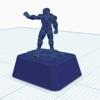 Nút bàn phím cơ Iron Man 3D độc đáo cho người hâm mộ Marvel