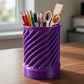 Ống cắm bút xoắn ốc 3D (Organizer) - Mẫu thiết kế để bàn đẹp mắt - Thumbnail 7