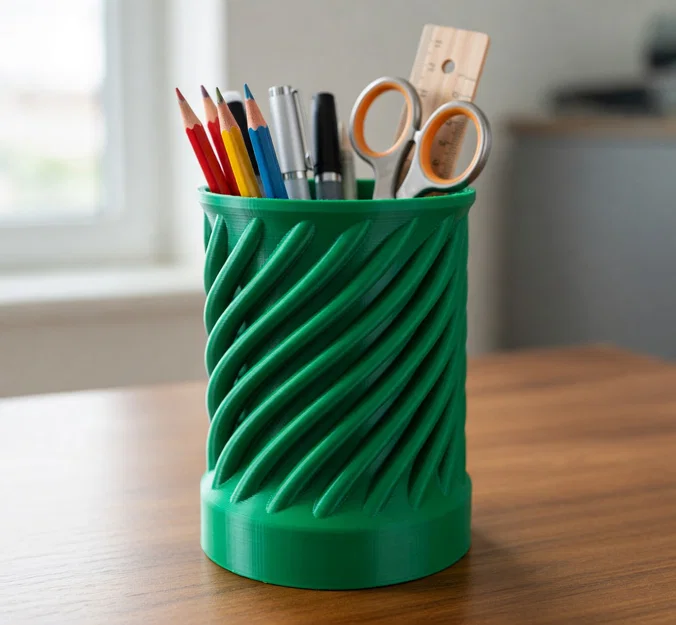 Ống cắm bút xoắn ốc 3D (Organizer) - Mẫu thiết kế để bàn đẹp mắt - Image 8