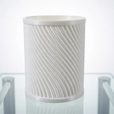 Ống cắm bút xoắn ốc 3D – Phụ kiện trang trí bàn làm việc tiện dụng