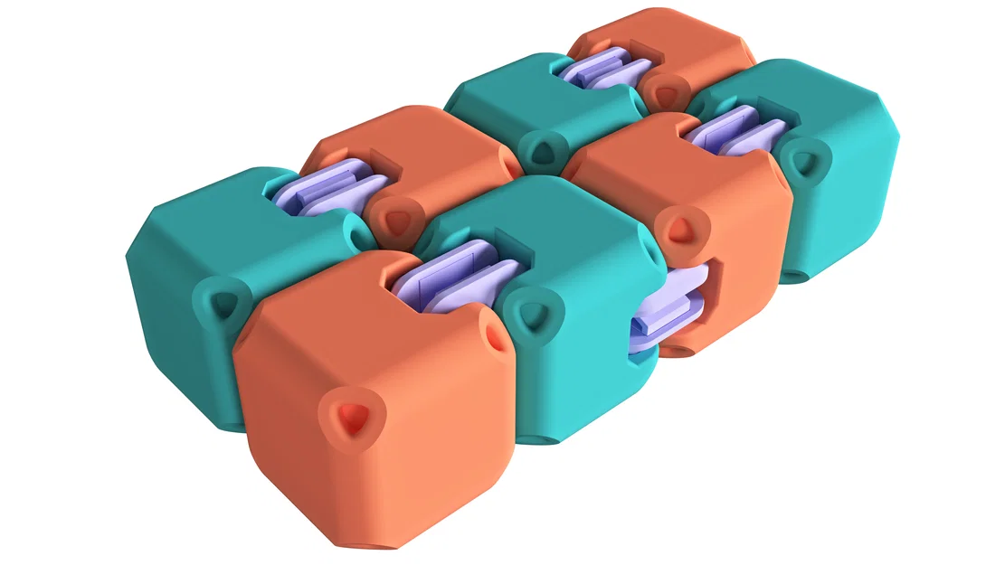 Infinity Cube: Đồ chơi giảm stress 3D in tại nhà cực chất - Image 3