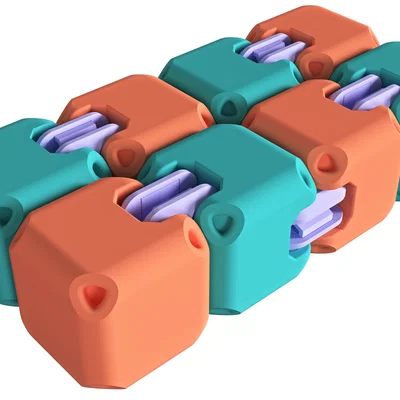 Infinity Cube: Đồ chơi giảm stress 3D in tại nhà cực chất
