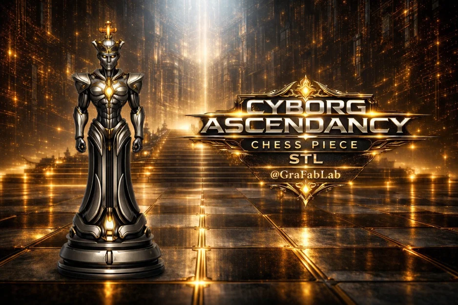 Cyborg Ascendancy "King" - Quân cờ Vua phong cách Cyber - Image 1