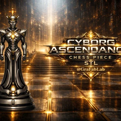 Cyborg Ascendancy "King" - Quân cờ Vua phong cách Cyber