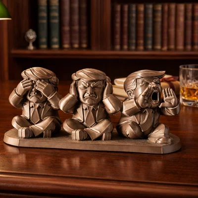 Không thấy, Không nghe, Nhưng la hét tất cả (Bộ ba khỉ thông thái)