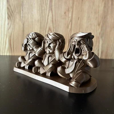 Không thấy, Không nghe, Nhưng la hét tất cả (Bộ ba khỉ thông thái)