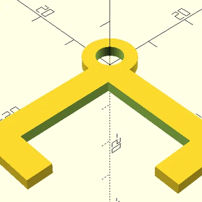 Ngàm kẹp giữ thanh nhôm định hình R4 thiết kế 3D