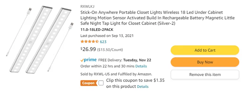 Giá treo đèn cho khung tranh IKEA Symfonisk (hoặc các vật treo tường khác) - Image 2