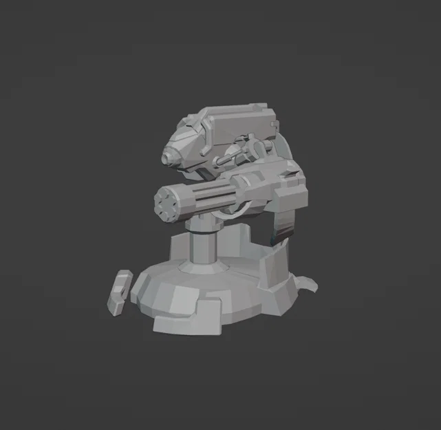 AC Auto Cannon Global Agenda - Mô hình in 3D - Image 2