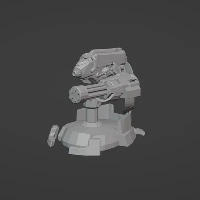 AC Auto Cannon Global Agenda - Mô hình in 3D