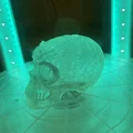 Ống cắm bút hình đầu lâu pha lê (Crystal Skull) - Thumbnail 7