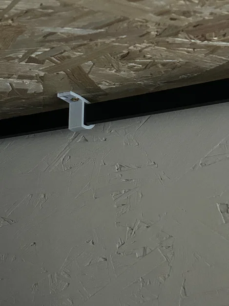 Móc treo đèn LED góc Aldi dưới kệ tiện dụng (File in 3D) - Image 2