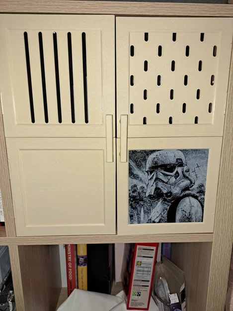 Cánh cửa tủ IKEA Kallax với tấm ốp thay thế được - Image 1