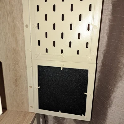 Cánh cửa tủ IKEA Kallax với tấm ốp thay thế được