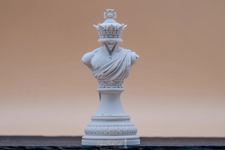 Quân Cờ Vua "Nhà Vua" - Tượng đài Điêu khắc - Image 3