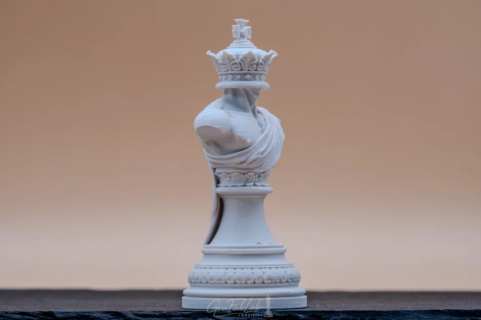 Quân Cờ Vua "Nhà Vua" - Tượng đài Điêu khắc - Image 4