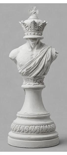 Quân Cờ Vua "Nhà Vua" - Tượng đài Điêu khắc - Image 6