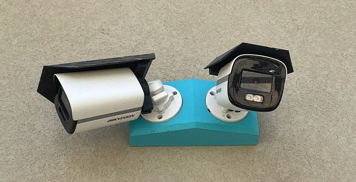 Bộ đế gắn và mái che mưa cho camera HIKVISION in 3D bền bỉ - Image 1