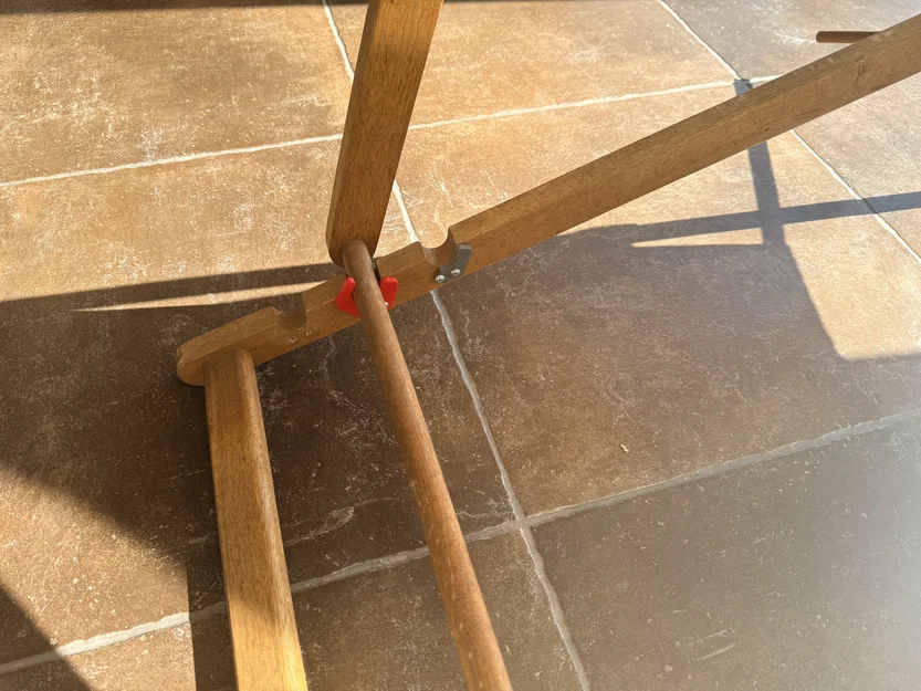 Bộ chốt chặn điều chỉnh độ nghiêng cho ghế xếp gỗ - Image 3