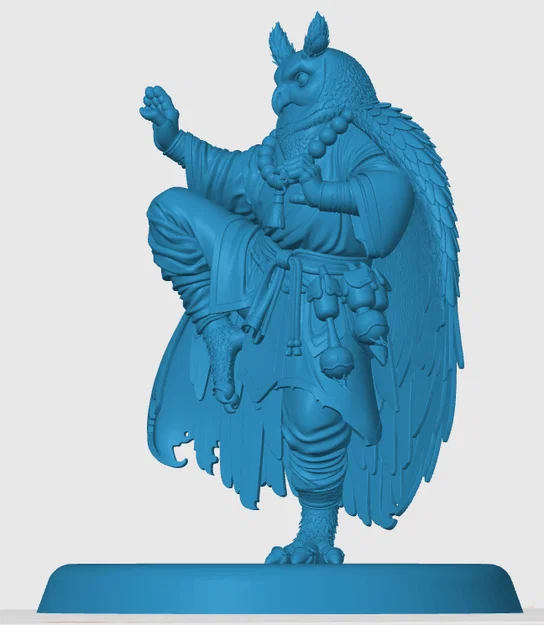 Mô hình Owlin Monk cho game RPG - Image 2