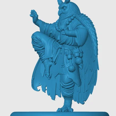 Mô hình Owlin Monk cho game RPG