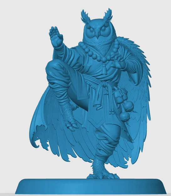 Mô hình Owlin Monk cho game RPG - Image 3