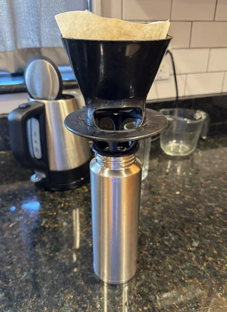 Đế chuyển đổi phễu pha cà phê Mellita cho bình Zojirushi in 3D - Image 2